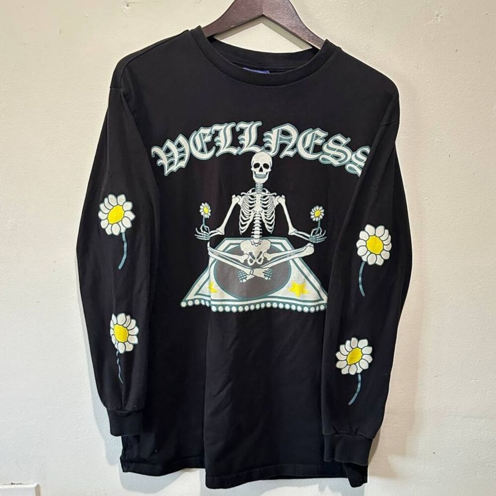 Coney Island Picnic Skull Meditation T-Shirt – Men’s Medium